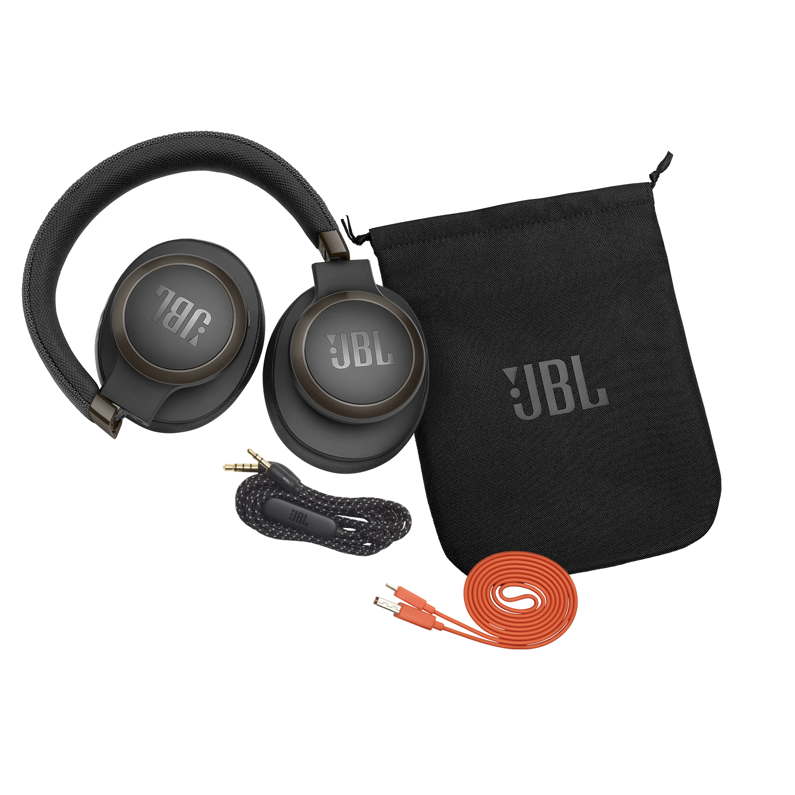 JBL Live 650BTNC - Black - Wireless Over-Ear Noise-Cancelling Headphones - Detailshot 1